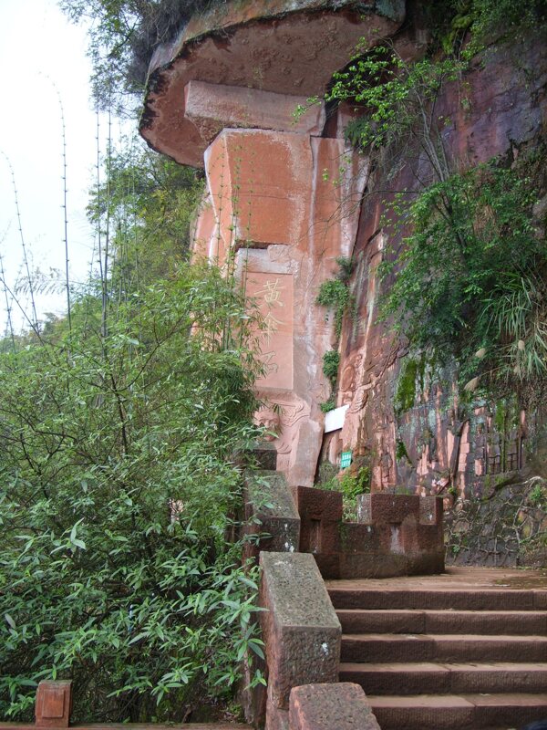 竹海风景图图片