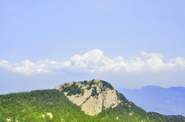 风景泰山局部