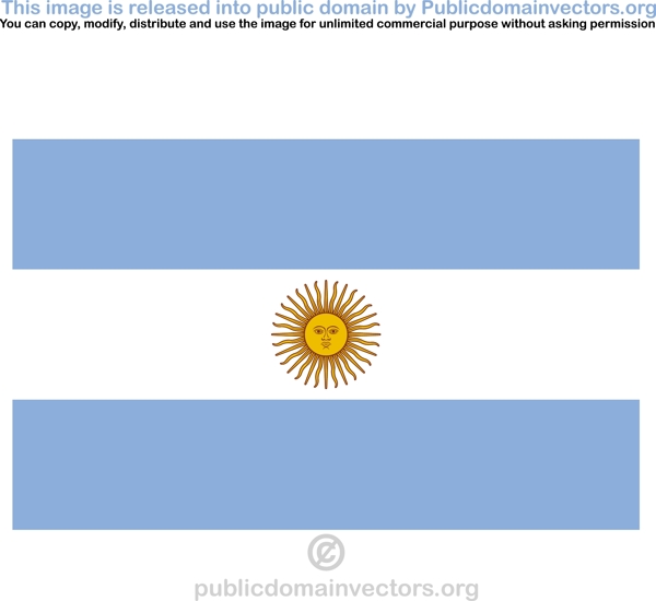 矢量阿根廷国旗