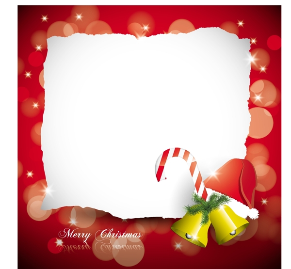 梦幻圣诞画框背景图片