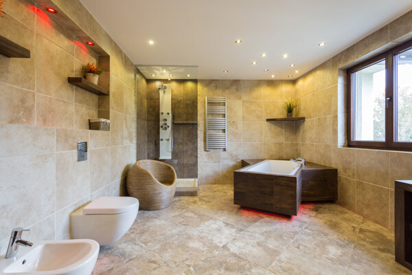 复古风格浴室装修设计图片