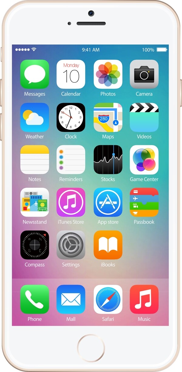 iOS8界面图片