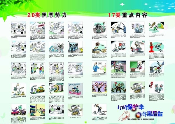 扫黑20类重点17种