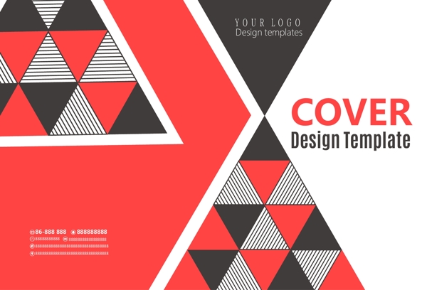 几何图形时尚创意宣传画册封面设计