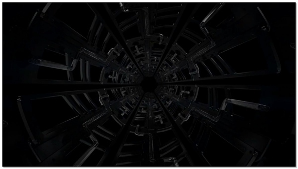 黑暗隧道的光线视频素材