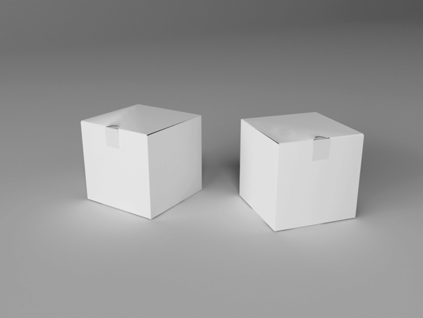 一款纯白色小盒子可装小礼物
