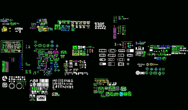 装修CAD图块大全图片