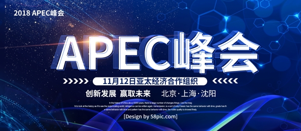 APEC峰会亚太经济组织科技展板