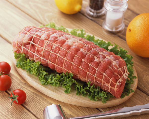 碳烤用生猪肉图片