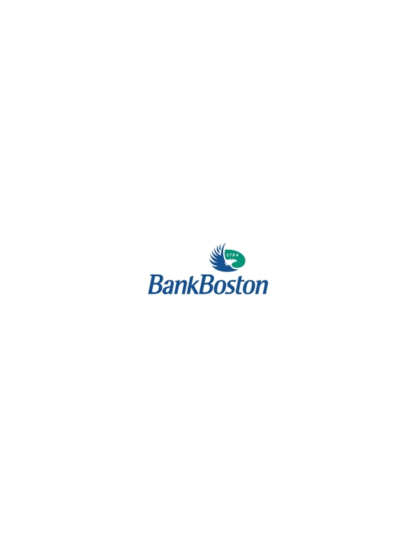 BankBostonlogo设计欣赏BankBoston国际银行LOGO下载标志设计欣赏