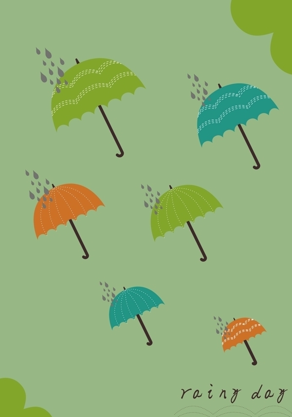 雨伞插画