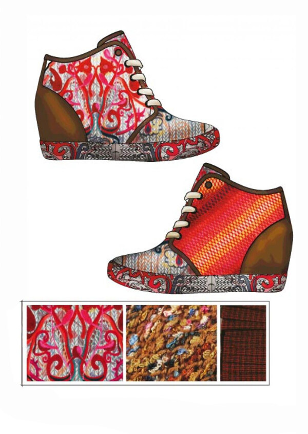 花式布鞋设计选料图