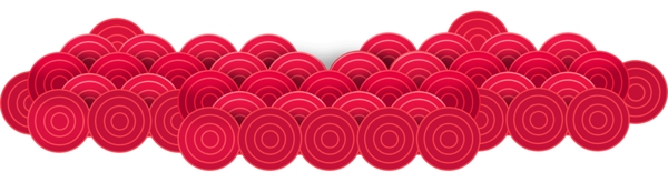 装饰性花纹圆圈中国风节日素材