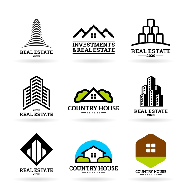 房地产建筑公司logo设计