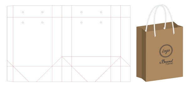 纸质包装盒刀模设计图