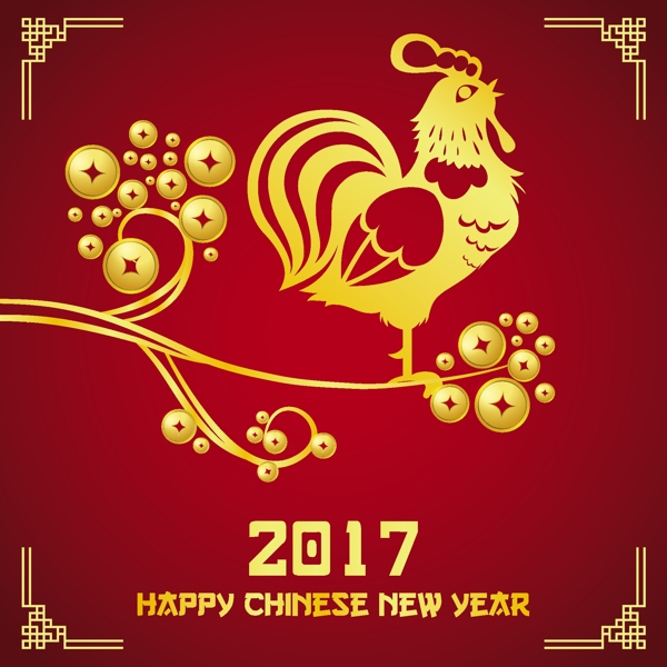 中国新年背景设计