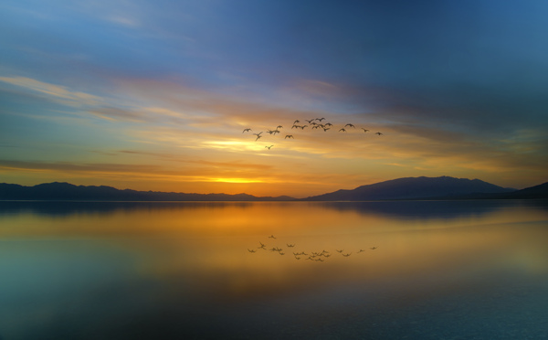 新疆赛里木湖风景