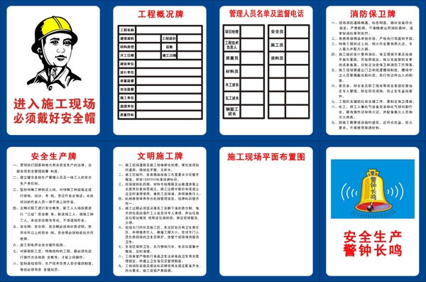 五牌一图综合示意图安全