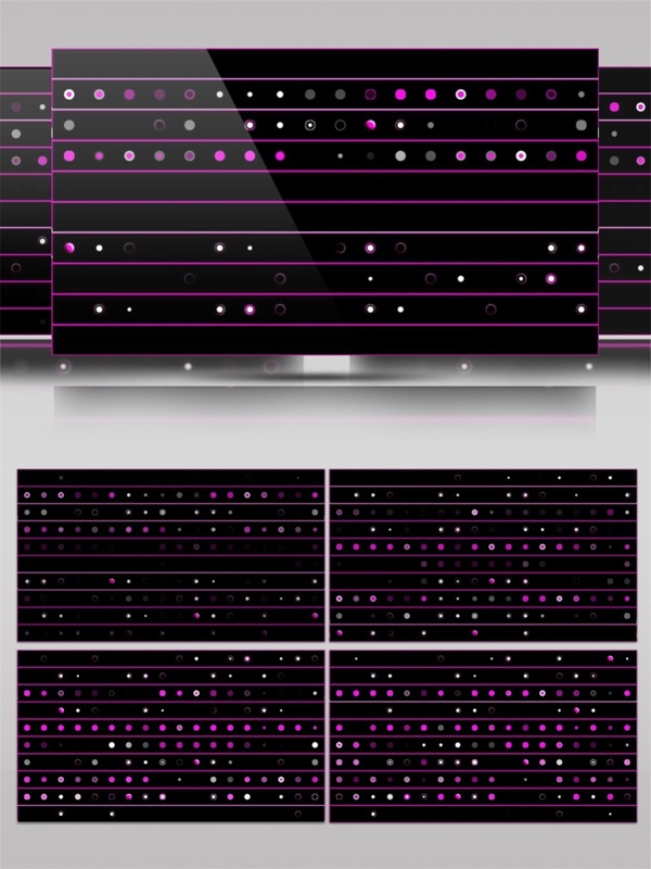 紫色点阵光束动态视频素材