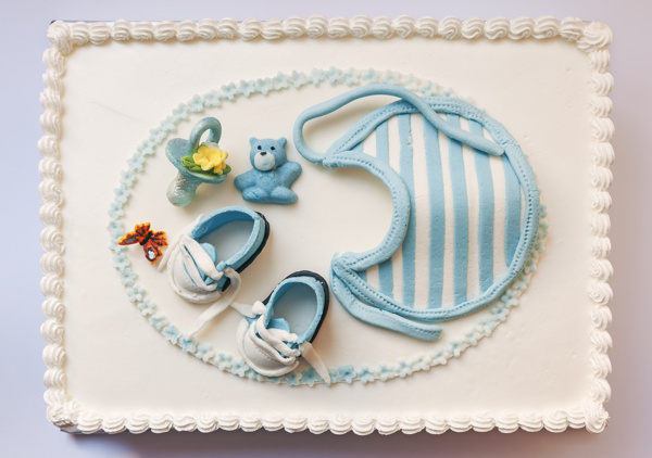 婴儿用品生日蛋糕图片