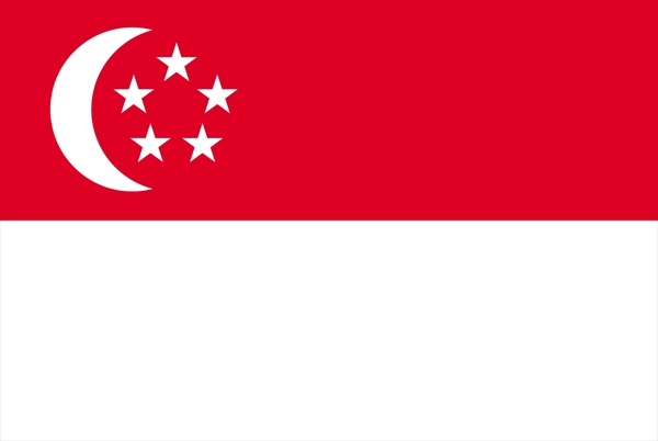 新加坡国旗图片
