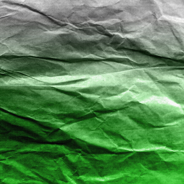 绿色折纸皱褶底纹背景