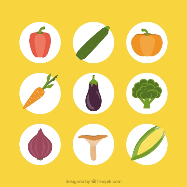 各种蔬菜图标