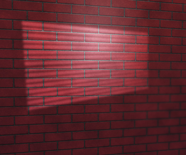 窗户光红砖墙工作室背景