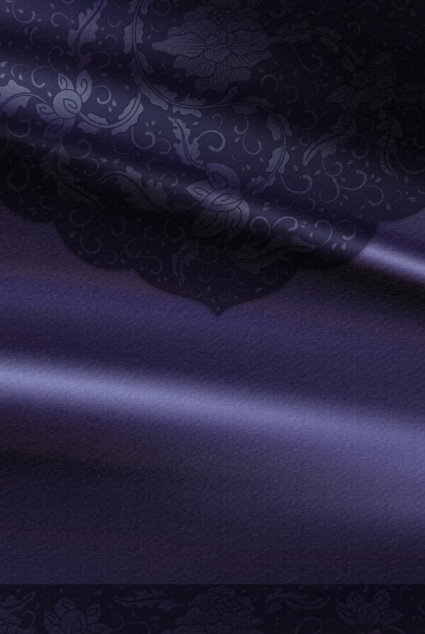 紫色中式刺绣古典背景