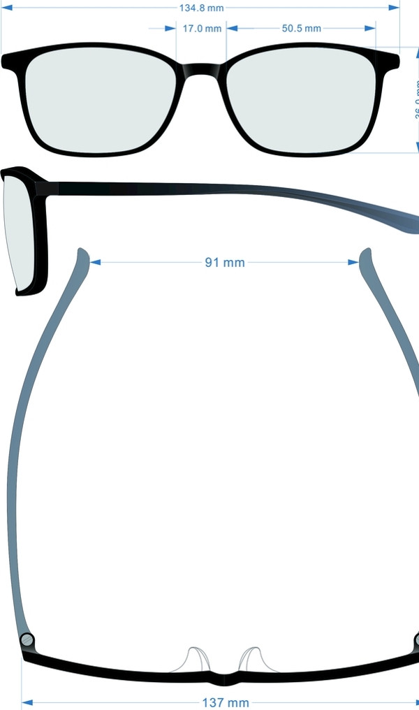眼镜架眼镜设计矢量图
