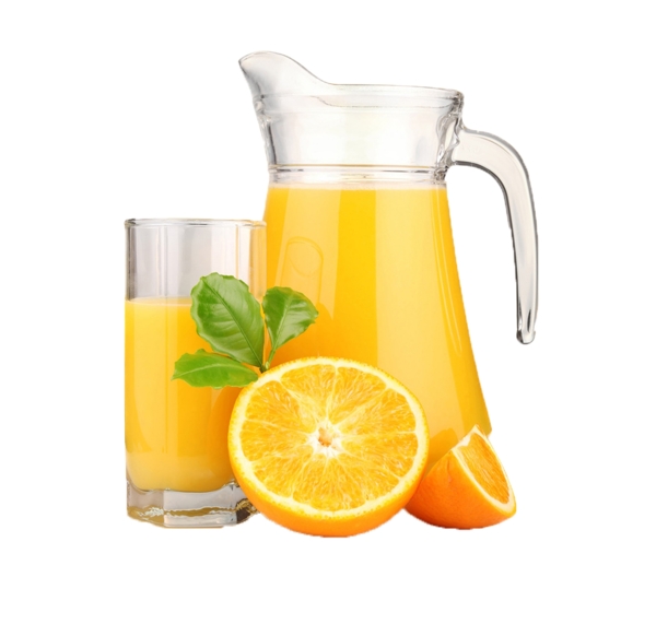 橙汁免扣素材图片