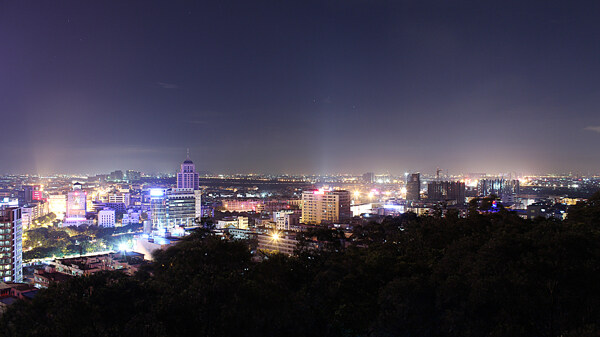 顺德大良夜景图片