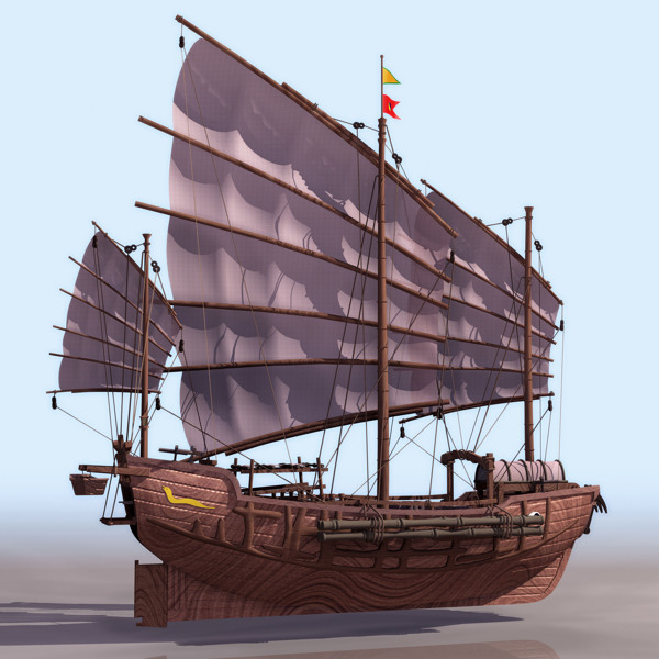 JUNK船模型011