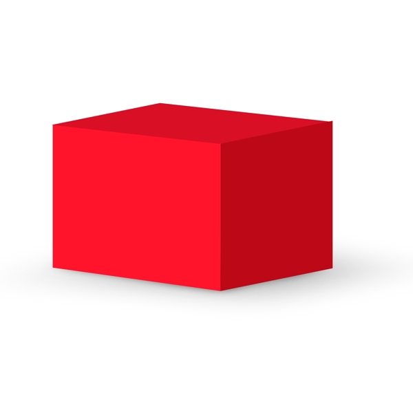 红色方块装饰素材可商用
