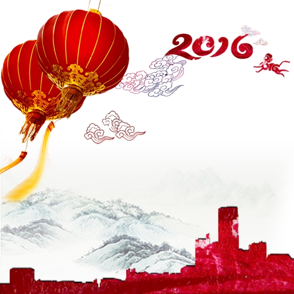 2016新年背景