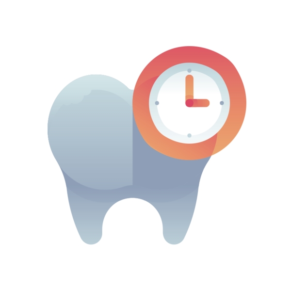 牙齿时间图标