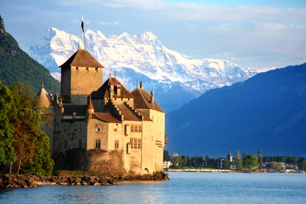 瑞士西庸城堡图片