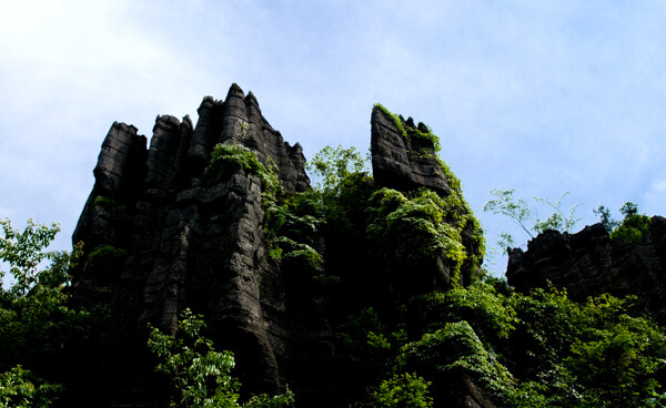 五峰山石林建始风光图片