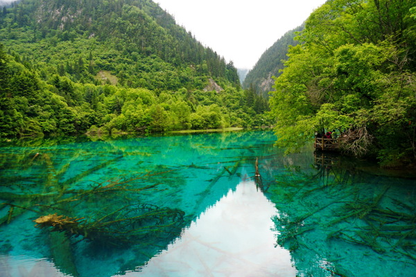 九寨沟山水风景