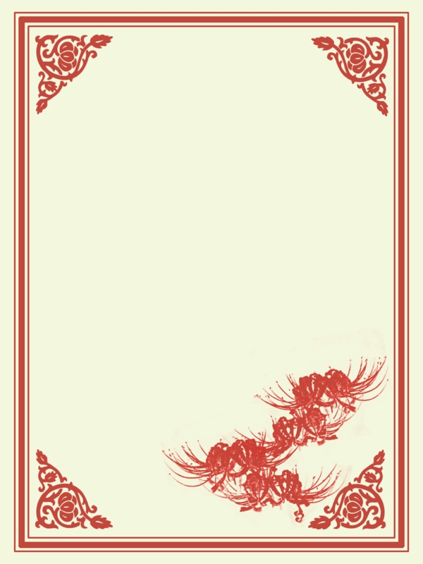 中国古典风红色纸张质感背景