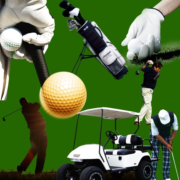 高尔夫用具大全图片