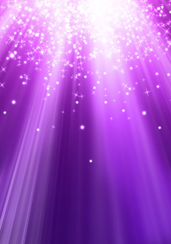 浪温紫色光束光照背景