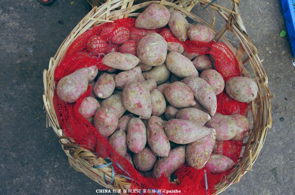 红薯副食菜图片