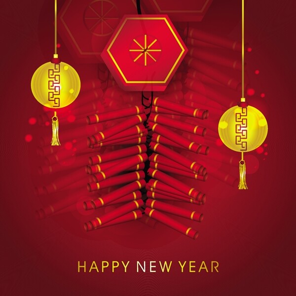 中国新年元素矢量图片