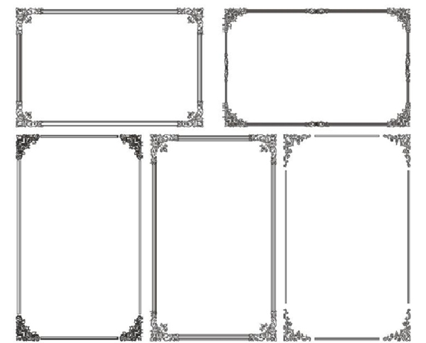 花纹边框图片