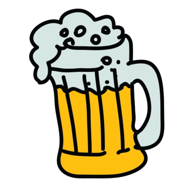 卡通啤酒图标图片
