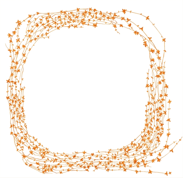 花卉藤蔓边框下载
