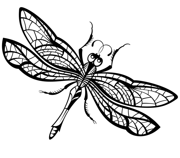 蜻蜓刺青图案