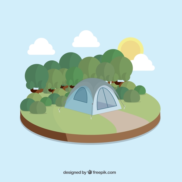 大自然野营帐篷