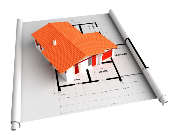 房子模型与建筑图纸图片
